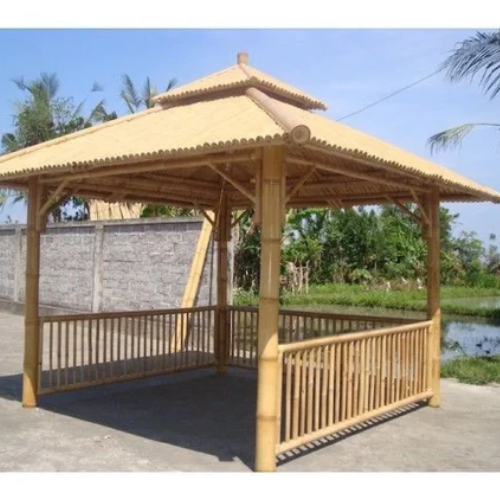 Wood Modular Bamboo Huts